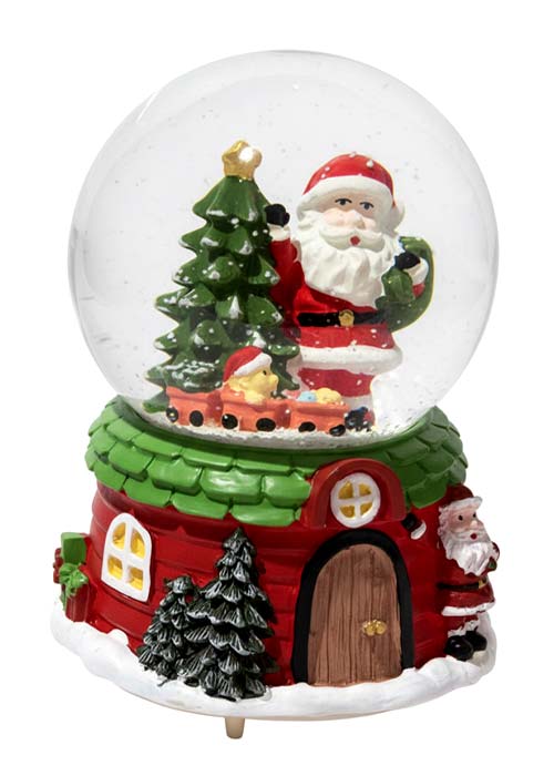 Bola de Nieve Santas job D Multicolor