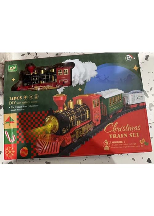 Tren Navideño con Luces 14 Piezas