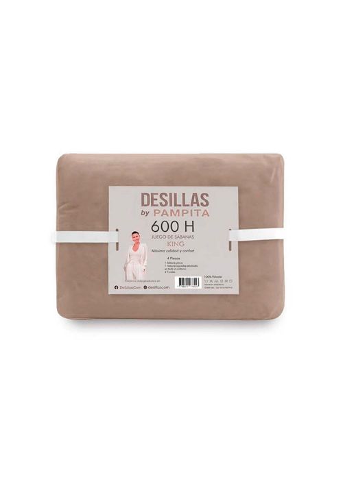 JGO DE SABANA WASHED 600 H LISA KING Beige