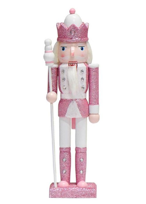 Muñeco Cascanueces Rosa 30cm