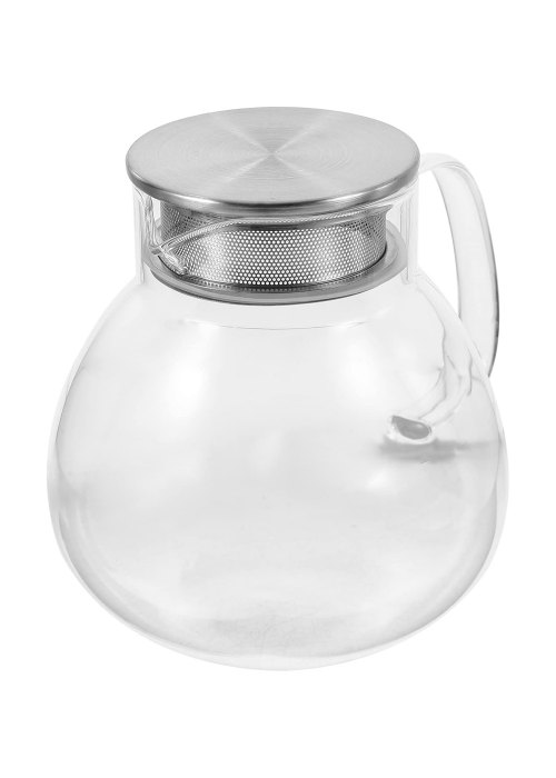 Jarra De Vidrio Con Tapa 1600 ml Neutro