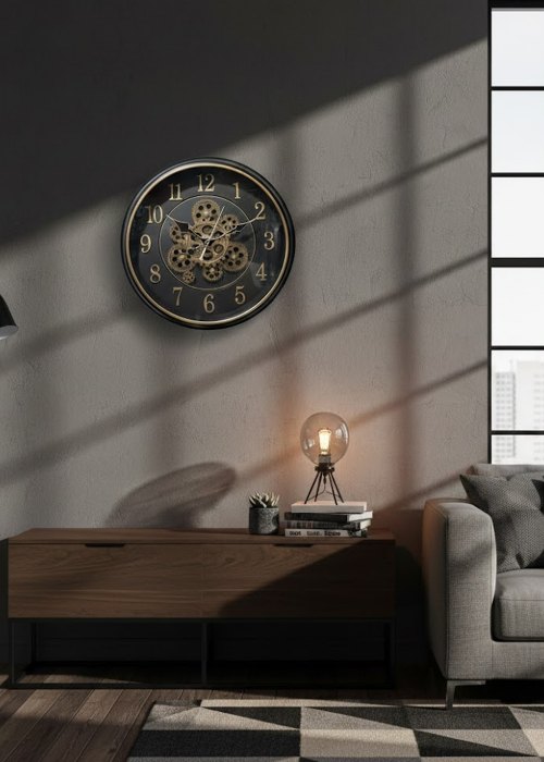 Reloj de pared Engranajes Vintage II Neutro