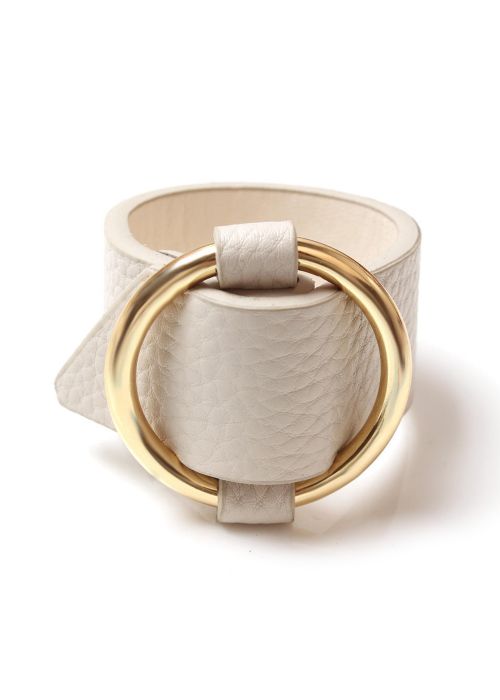 Anillos para Servilletas de Cuero y metal Neutro