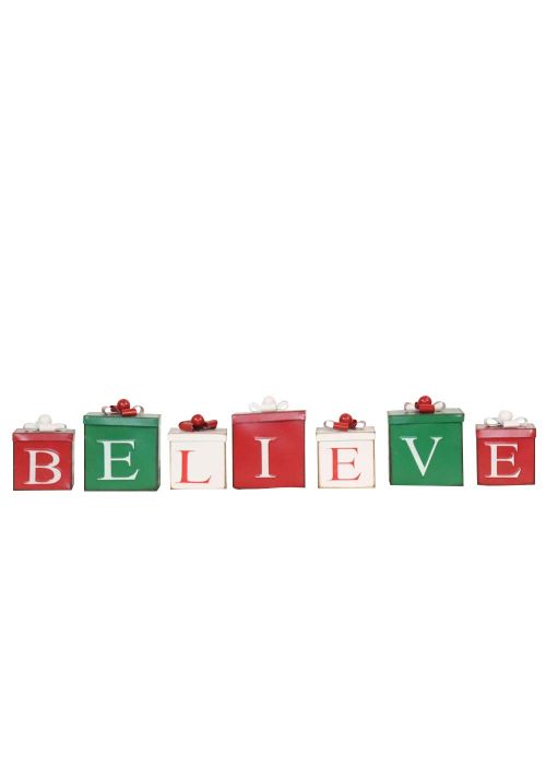 Letras Navideñas “BELIEVE”