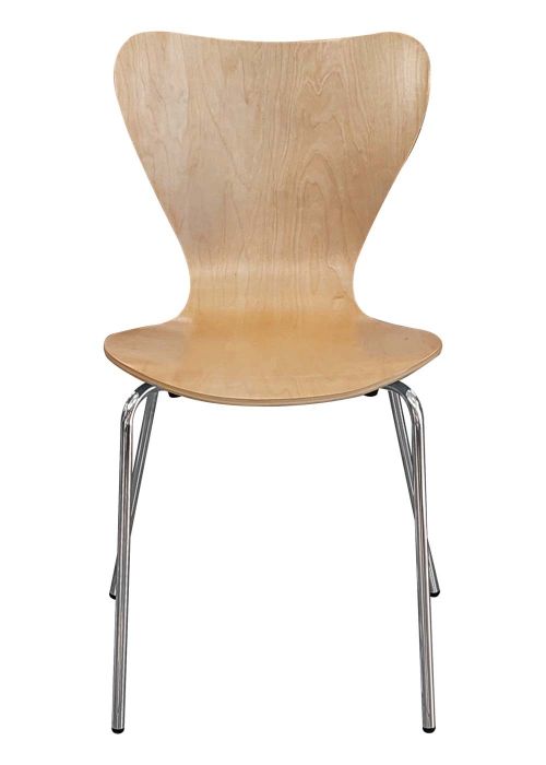 Silla Butterfly Natural Pata Chrome Natural