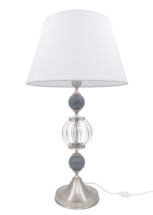 Lampara de mesa Coventry Cromado