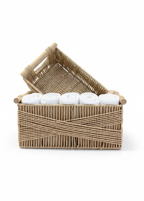 Set de 2 Ratan Nature Neutro