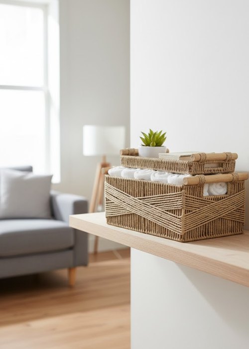 Set de 2 Ratan Nature Neutro