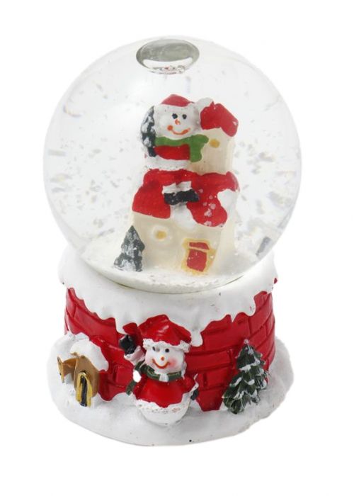 Bola de Nieve Clásica Muñeco de Nieve sentado tech