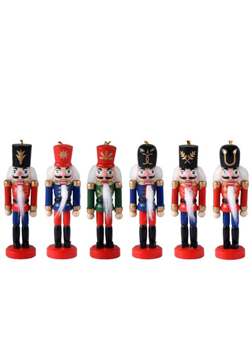 Cascanueces 10 cm Madera de Loto Multicolor