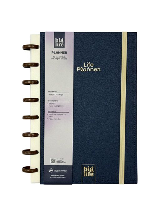 LIFE PLANNER 15X21 LISO / 162 PAG Neutro