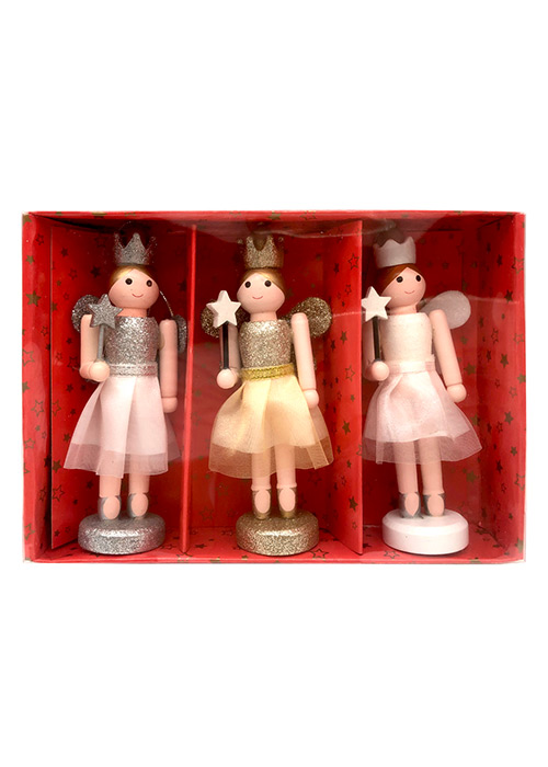 Set x 3 Hadas Pastel