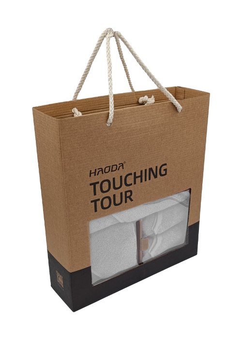 Juego de 4 toallas lisas Natural