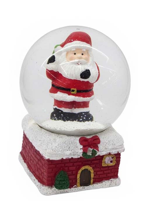 Bola de nieve Casitas C Rojo y Blanco