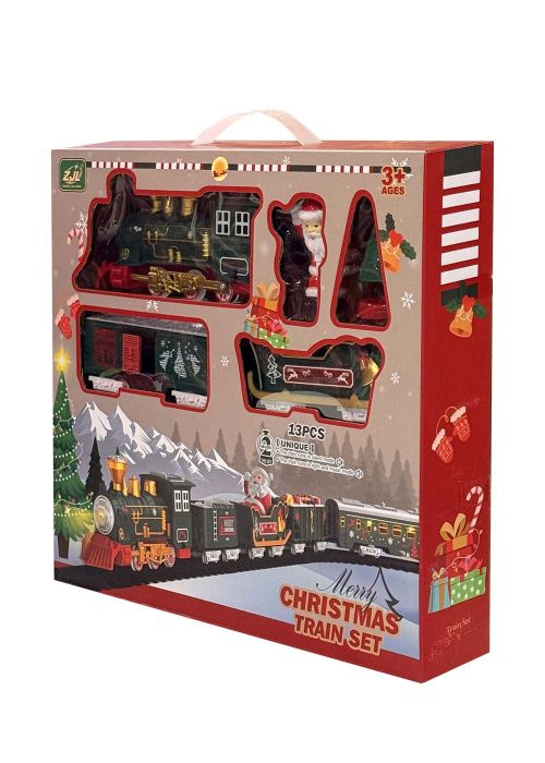Tren Navideño con Luces  13 Piezas