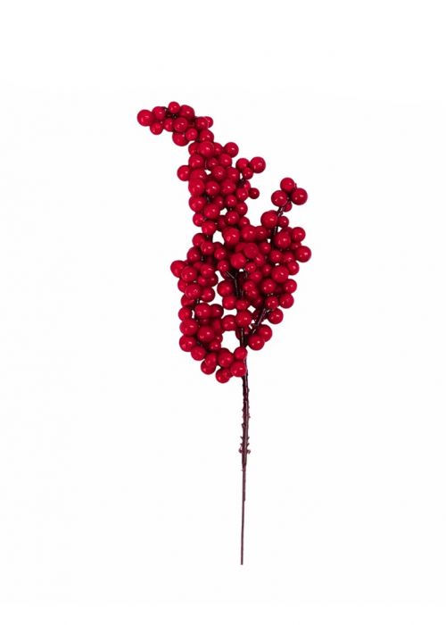 Rama Navideña con Bayas Rojas 71