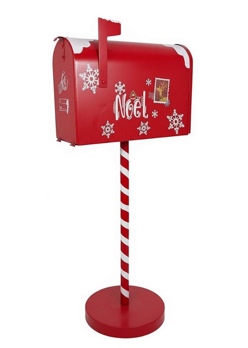 Buzón navideño 23FM10254 Rojo
