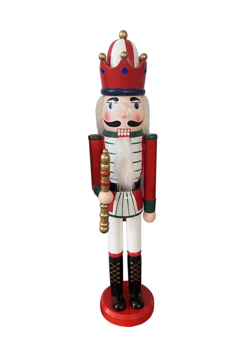 Muñeco cascanueces 50 cm Rojo