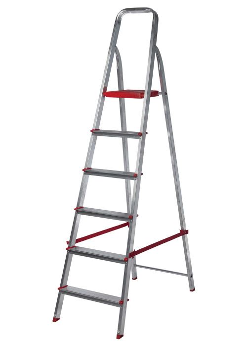 Escalera doméstica de aluminio 6 escalones ESL191- Neutro