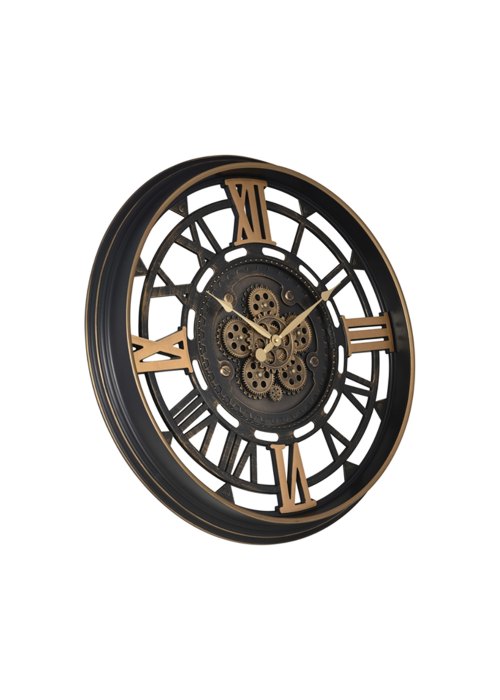 Reloj de Pared Engranajes Vintage Dorado Neutro
