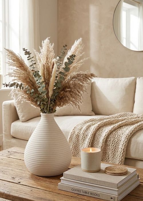 Jarrón Escandinavo Estilizado Neutro