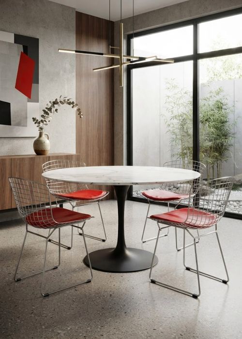 Bertoia Cromada x4