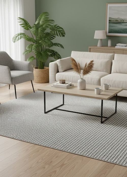 Alfombra Mesh 160 cm Neutro