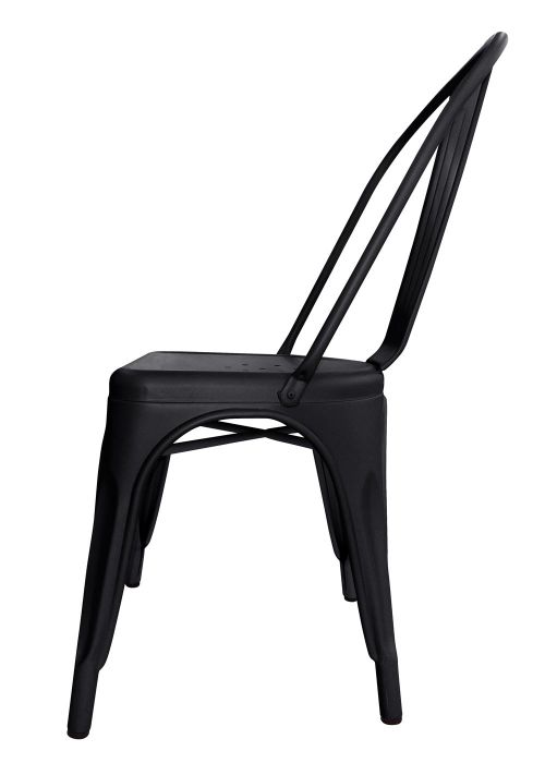 Silla Tolix (Metal) Tono Negro Mate