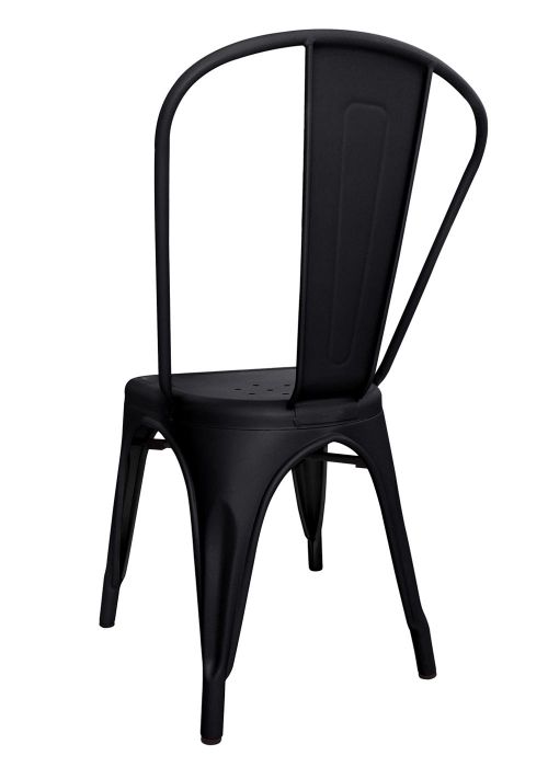 Silla Tolix (Metal) Tono Negro Mate