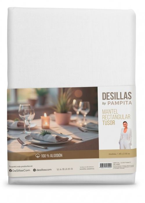 MANTEL TUSOR 1.45X2.00 MTS Neutro