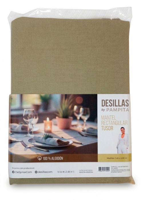 MANTEL TUSOR 1.45X2.00 MTS Verde