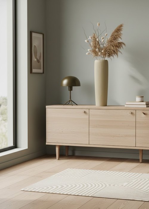 Jarrón de cerámica Beige Neutro