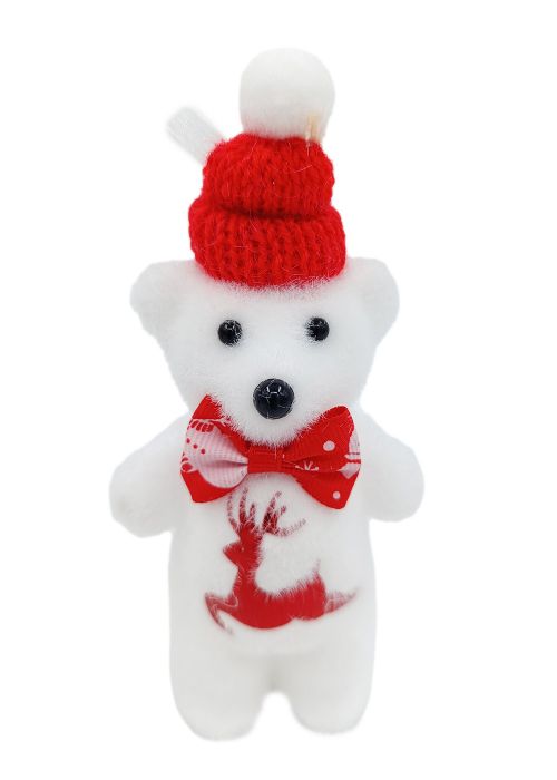 Set de 2 Ositos Polares Colgantes Blanco