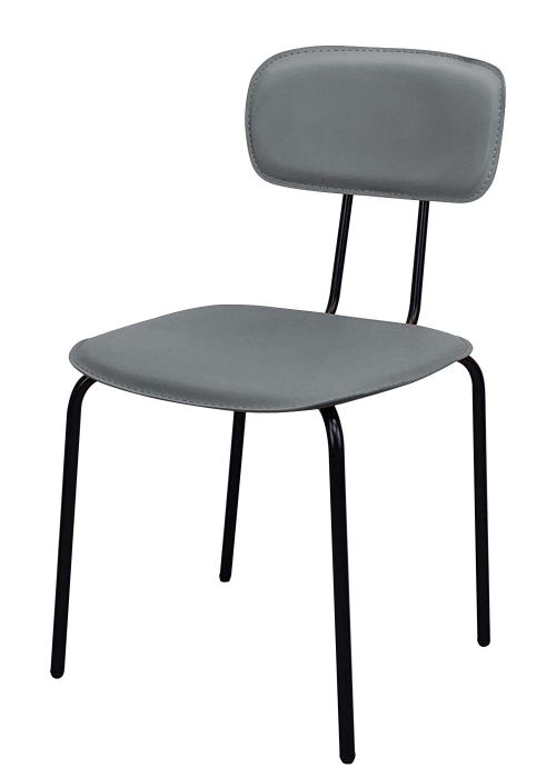Silla Faber Tapizado Gris