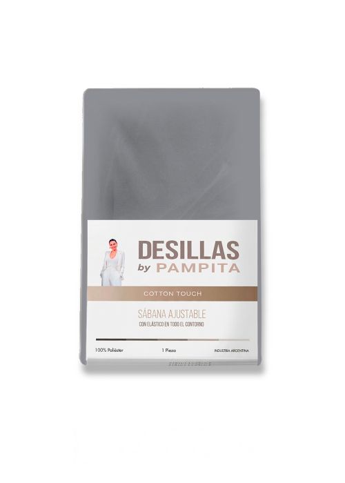 AJUSTABLE COTTON TOUCH KING Gris Claro