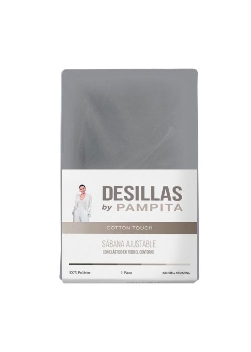 AJUSTABLE COTTON TOUCH KING Gris Claro