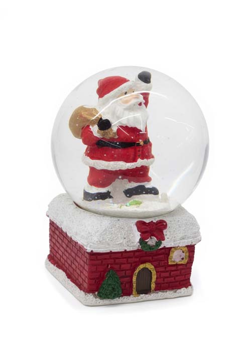 Bola de nieve Casitas D Rojo y Blanco