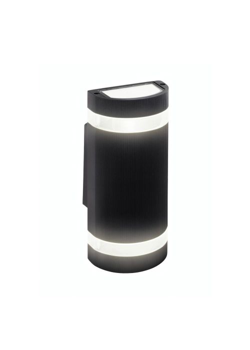 Aplique de pared semicircular 2 focos Neutro