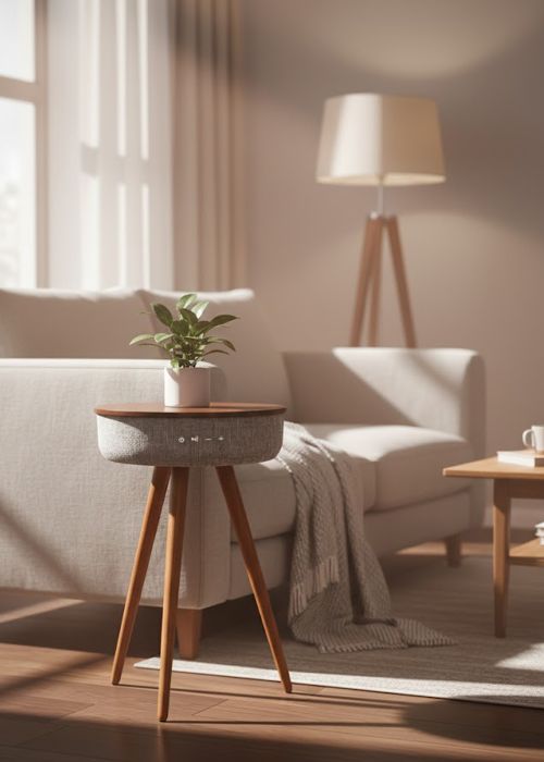 Mesa musical Bluetooth Marron