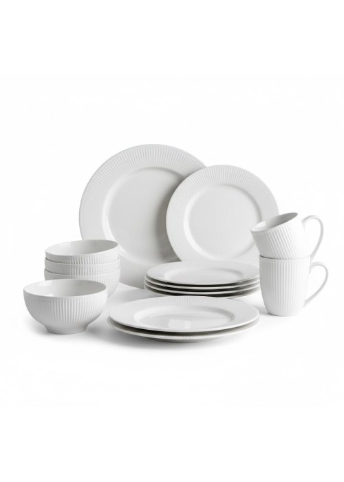 Set de Vajilla de 16  piezas blanca II Neutro