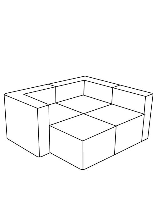 Puff Tetris Modular Componible