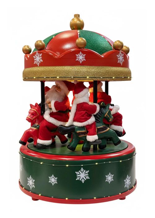 Carrusel Gala de Navidad 75 cm Multicolor