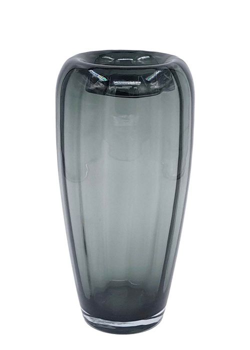Florero vidrio humo 25 x 12 Vidrio