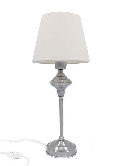 Lampara de mesa Malaga Cromado