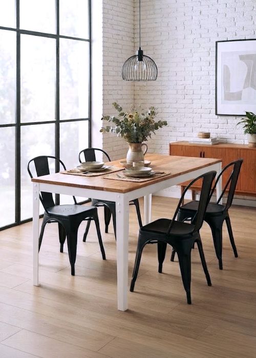 Mesa Tolix Madera I