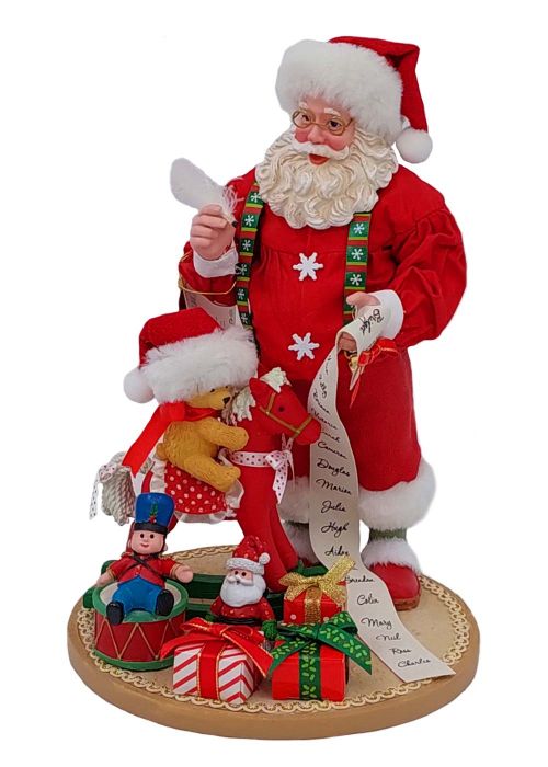 Papa Noel con Pony Rojo