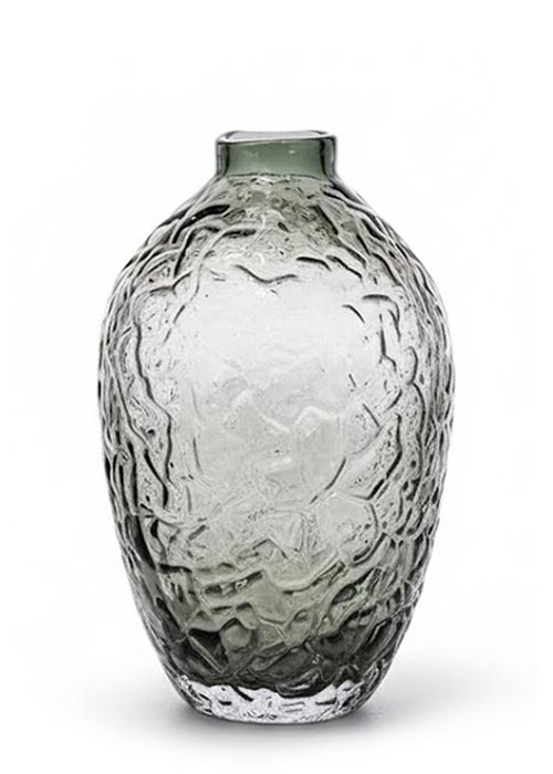 Jarrón de cristal negro M Neutro