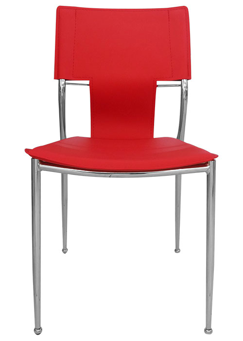 Silla Diamante Tapizado Rojo