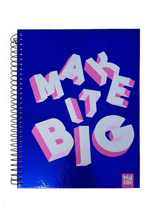 CUADERNO 21X27 ESPIRALADO JUST COOL CUADRICULADO Neutro