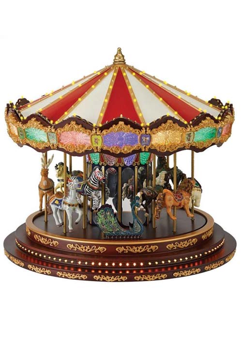 Carrusel Navideño Clásico LED Natural